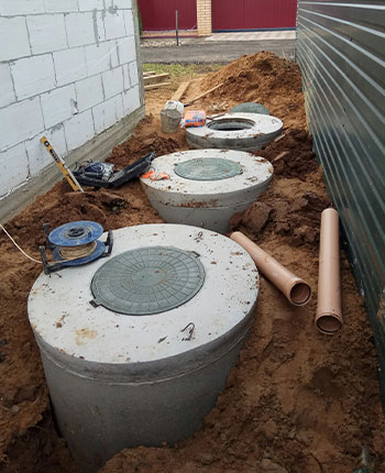 Септики из бетонных колец под ключ в Зеленограде